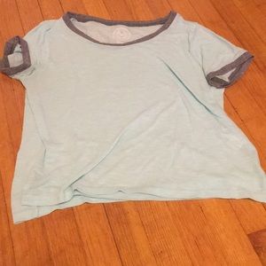 SO Teal & Gray Sheer T-Shirt